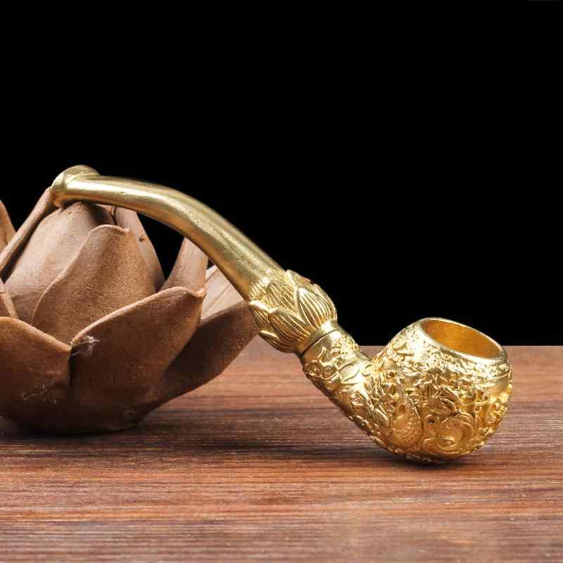 キセル 喫煙パイプ タバコ おしゃれ レトロ 真鍮 煙管 乾燥 喫煙具 伝統的 ロッド 男性 アクセサリー プレゼント 趣味 アンティーク 彫刻 コレクション 優雅