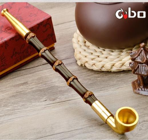 キセル 喫煙パイプ タバコ おしゃれ レトロ 真鍮 煙管 ハイエンド 銅 ドライ 喫煙具 紫竹 ホルダー 伝統的 メンズ 高級感 アンティーク 工芸品 プレゼント 耐久性