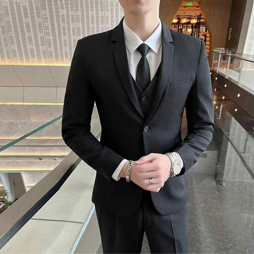 スーツ 上下セット メンズ 黒 ブラック 綿 厚手 ジャケット 紳士服 韓国 スリム フィット ヤッピー トップス 無地 シングルスーツ 万能 冠婚葬祭 面接 結婚式 ディナー パーティー スーツ 上下セット メンズ 黒 ブラック 綿 厚手 ジャケット 紳士服 韓国 スリム フィット ヤッピー トップス 無地 シングルスーツ 万能 冠婚葬祭 面接 結婚式 ディナー パーティー
