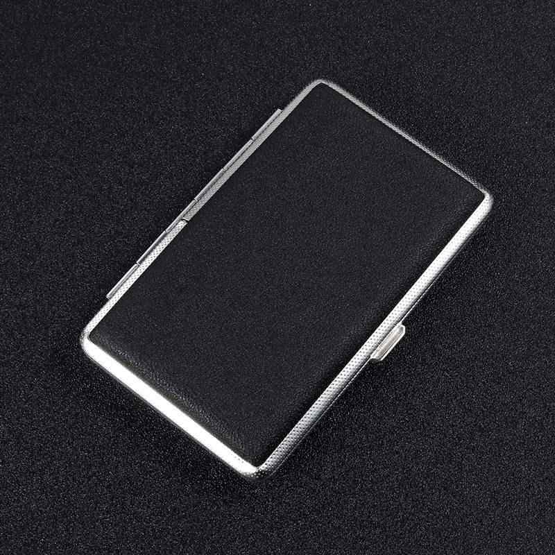 タバコケース レザー ユニセックス ポータブル トラベル コンパクト 携帯用 アウトドア 鉄 シガーレットボックス エレガント 安心 安全 メンズ レディース