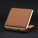 タバコケース レザー ユニセックス 安全 安心 ポータブル コンパクト 携帯用 アウトドア エレガント 高級感 メンズ 革 レディース シガーレットボックス