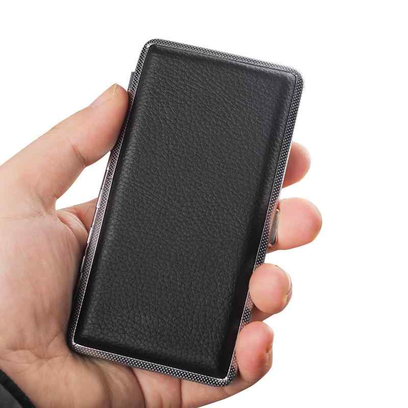 タバコケース レザー 大容量 ユニセックス ポータブル 携帯用 コンパクト 安心 安全 トラベル アウトドア メンズ 革 シガーレットボックス レディース