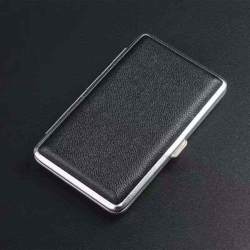 タバコケース レザー 男女兼用 プラスチック製 トラベル ポータブル コンパクト 携帯用 手のひらサイズ エレガント おしゃれ シガーレットボックス メンズ レ...