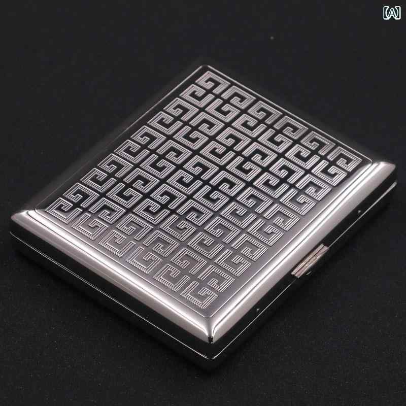 タバコケース ユニセックス 銅 持ち運び 安心 安全 ポータブル コンパクト 携帯用 シガーレットボックス デザイン エレガント メンズ レディース