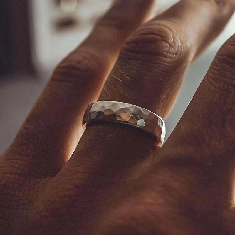 リング 指輪 アクセサリー ストリート ユニセックス アメリカン ファッションアイテム シルバー チタン メンズ 銅 レディース コーディネート