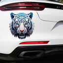 虎 車 ステッカー タイガー 狼 イラスト アニメーション カバーアップ ステッカー ボディステッカー カーデコレーション 装飾 オリジナリティ カー ドレスア...