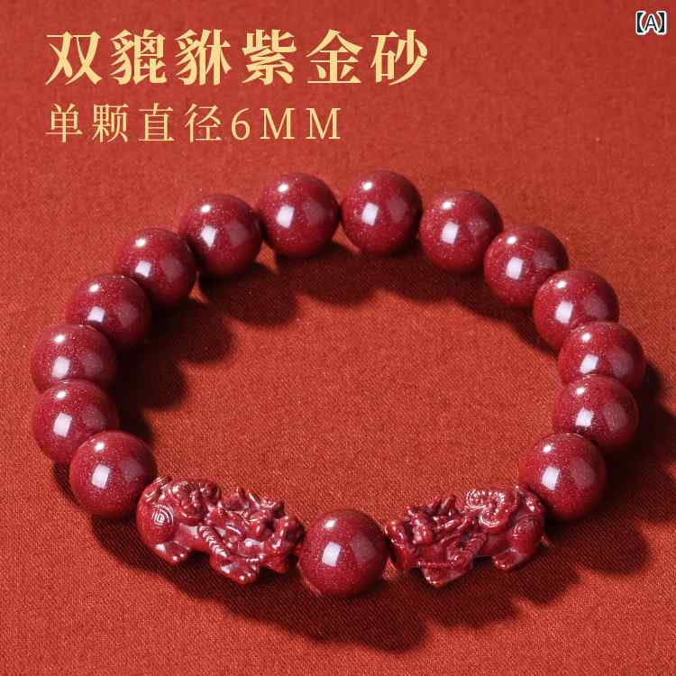 六字真言 ブレスレッド ストーン 赤 朱色 彫刻 呪文 ビーズ 丸 石 メンズ レディース ギフト プレゼント スピリチュアル クラシカル アンティーク モダン エレガント