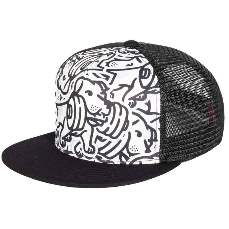 平つば ベースボールキャップ 帽子 おしゃれ カジュアル アメリカン ユニセックス ストリート ラッパー アウトドア オールシーズン 調節可能 ファッションアイテム メンズ レディース ヒップホップ(4)