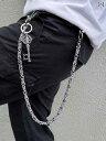 ウォレットチェーン パンツ アクセサリー ユニセックス ファッションアイテム ウエスト おしゃれ ヒップホップ アメリカン ストリート メンズ レディース 装飾...