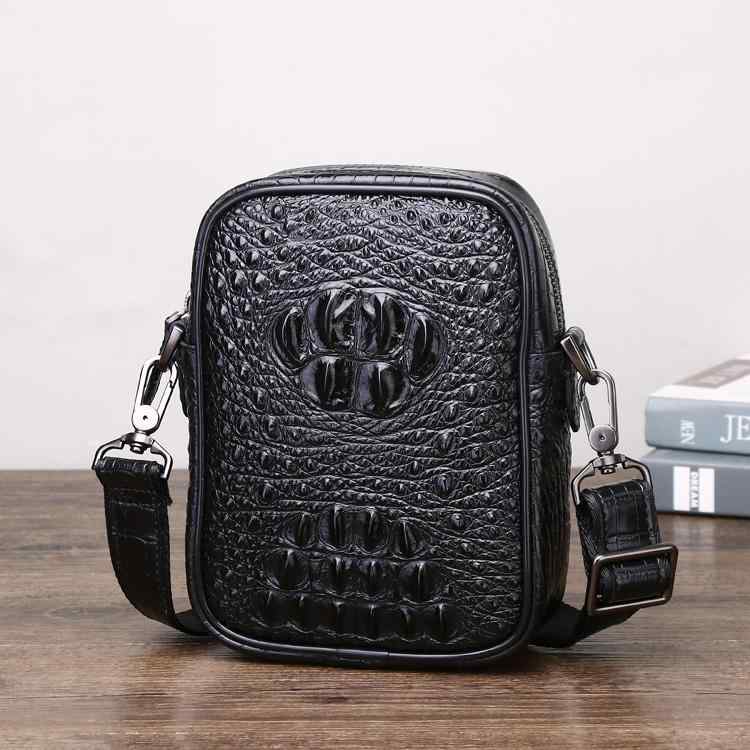 セカンドバッグ クロコダイル柄 鞄 おしゃれ ファッション 高級感 ハンドバッグ メンズ クラッチバッグ ワンショルダー アメリカン ブラック カジュアル ギフト