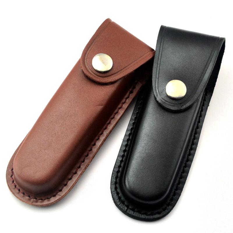ナイフケース アウトドア サバイバル キャンプ 鞘 シース 牛革 折りたたみナイフ カバー カジュアル シ..