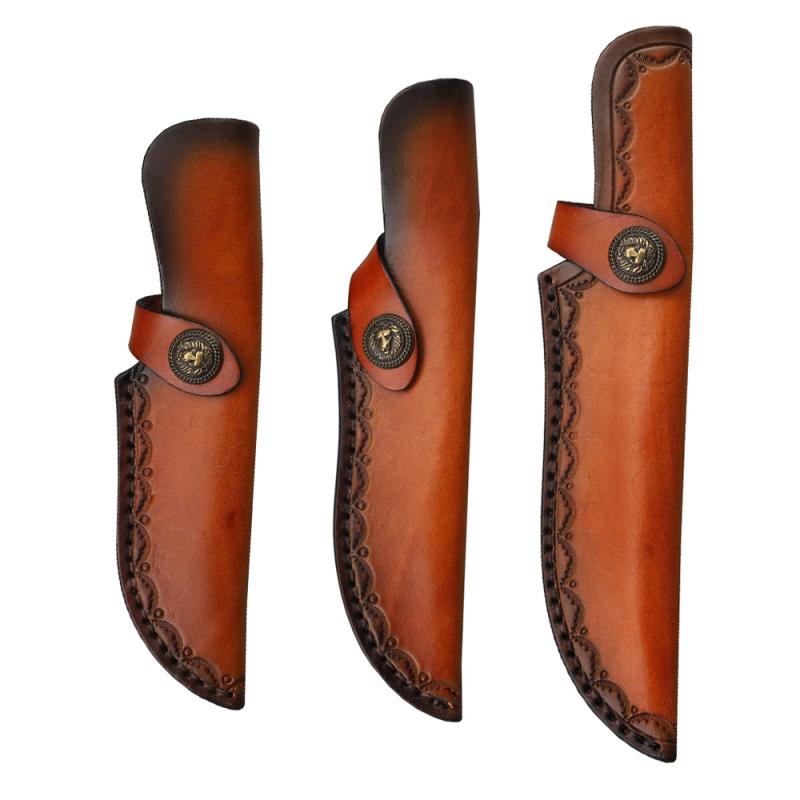 ナイフケース アウトドア サバイバル おしゃれ 牛革 シース ポータブル アクセサリー 保護 ケース 耐久..