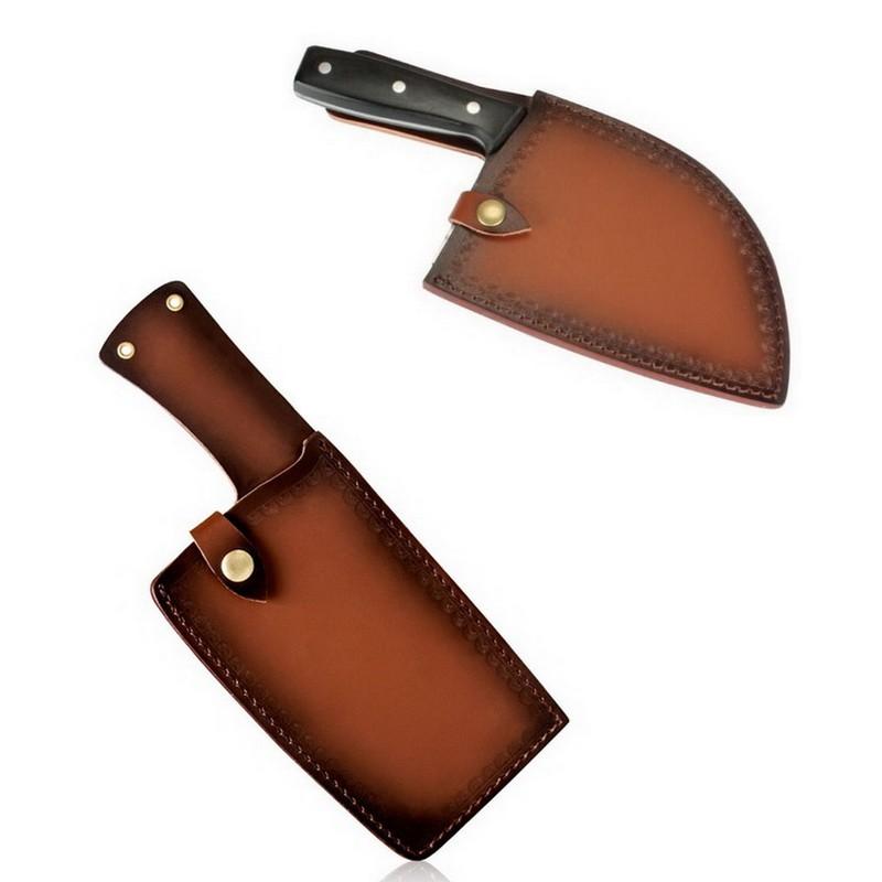 ナイフケース アウトドア サバイバル おしゃれ 包丁 ハイエンド レザー ナイフシース ぶら下げ 鞘 PUレ..