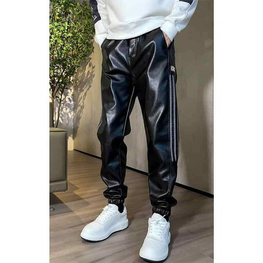 レザー パンツ ズボン ロング おしゃれ ファッション 冬 ブラック カジュアル メンズ ストライプ 厚手 ストリート ジョガーパンツ スポーティ 防寒 ゆったり レザー パンツ ズボン ロング おしゃれ ファッション 冬 ブラック カジュアル メンズ ストライプ 厚手 ストリート ジョガーパンツ スポーティ 防寒 ゆったり