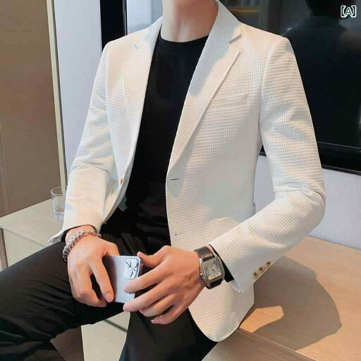紳士服 カラー ジャケット スーツ 上着 高級 ワッフル カジュアル 羽織り 大人 コーデ 白 緑 メンズ スリム ビジネス ノーアイロン シングル 無地 凸凹 デコボコ 紳士服 紳士服 カラー ジャケット スーツ 上着 高級 ワッフル カジュアル 羽織り 大人 コーデ 白 緑 メンズ スリム ビジネス ノーアイロン シングル 無地 凸凹 デコボコ 紳士服