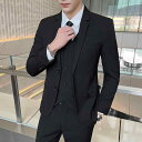 紳士服 スーツ ジャケット パンツ 上下 セットアップ メンズ ベルベット 厚手 秋冬 暖かい 結婚式 冠婚葬祭 上着 ビジネス 無地 フォーマル ブラック 黒 パーティー 好青年 スリム