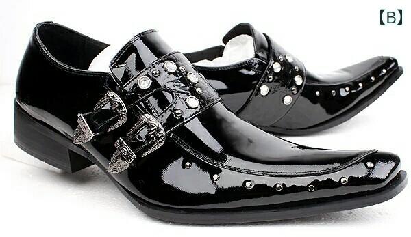 Hanbok Homeのパフォーマンス シューズ レザー ファッション メンズ レジャー シューズ 韓国 スタイル 革靴 スタイリッシュ 個性 デザイン エレガント 高級感 モード 洗練 カジュアル おしゃれ｜アングル3