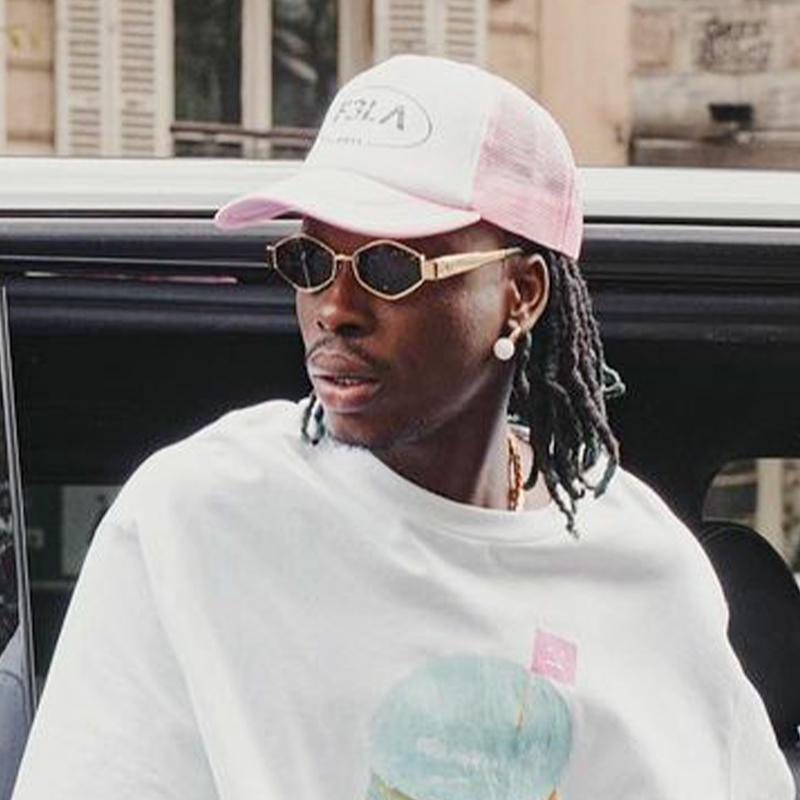 サングラス メタル フレーム 多角形 凱旋門 男性 女性 洗練 スタイリッシュ ハイエンド 個性的 トレンド感 韓国(4)