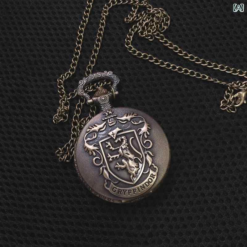 懐中時計 レトロ フリップ 学生 女の子 ヴィンテージ 機械式 子供用 ネックレス ペンダント メンズ クォーツ 誕生日 プレゼント 持ち運び