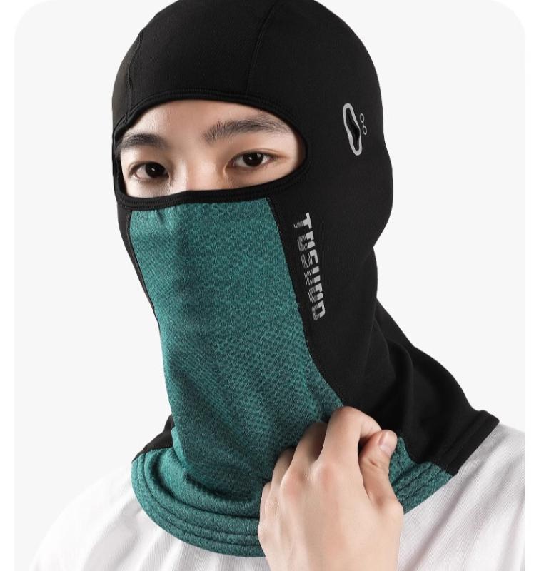 バラクラバ 目出し帽 フェイスマスク 覆面 フード 防風 サイクリング 秋冬 防寒 暖かい バイク ヘルメットインナー ユニセックス スポーツ
