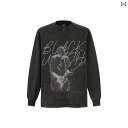 ロング Tシャツ メンズ レディース トップス ロック シンガー プリント 長袖 トレーナー オーバーサイズ フィット カップル カジュアル