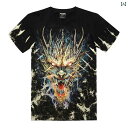 Tシャツ メンズ レディース トップス 夜光 綿 ラウンドネック 半袖 文化 個性的 カジュアル ファッション