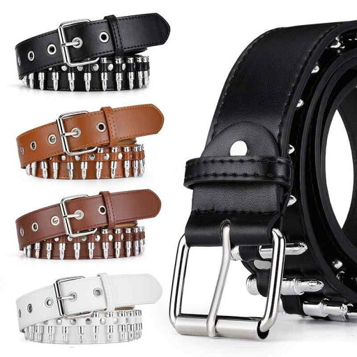 ベルト レザー Y2K パンク メタル 弾丸 ジーンズ メンズ レディース ファッション ゴシック アクセント デニム レトロ ベルト レザー Y2K パンク メタル 弾丸 ジーンズ メンズ レディース ファッション ゴシック アクセント デニム レトロ