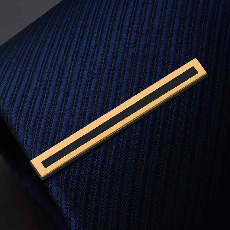 ネクタイ ピン 紳士 メンズ ビジネス 高級感 固定 バックル ゴールド シンプル アクセサリー スタイリ..