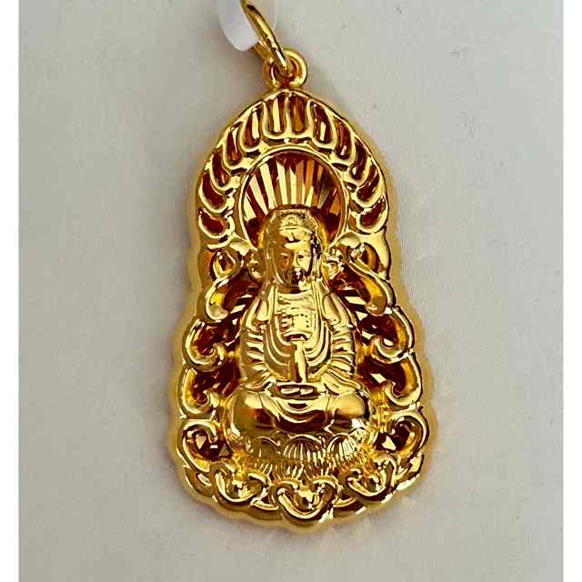 観音菩薩 ペンダント 金メッキ 仏像 ジュエリー メンズ レディース ネックレス おしゃれ シンプル アク..