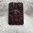 関羽 ペンダント アクセサリー ナツメ 木製 レリーフ 彫刻 関公 武将 神像 オーナメント ネックレス カジュアル メンズ 男性 レディース 女性 ユニセック...