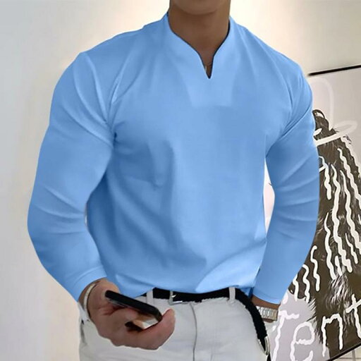男性服 Tシャツ 春夏 シンプル カジュアル デイリーユース メンズ Vカットネック 長袖 トップス 通気性 爽やか 清潔感 多色展開 カラー シャツ 無地 男性服 Tシャツ 春夏 シンプル カジュアル デイリーユース メンズ Vカットネック 長袖 トップス 通気性 爽やか 清潔感 多色展開 カラー シャツ 無地