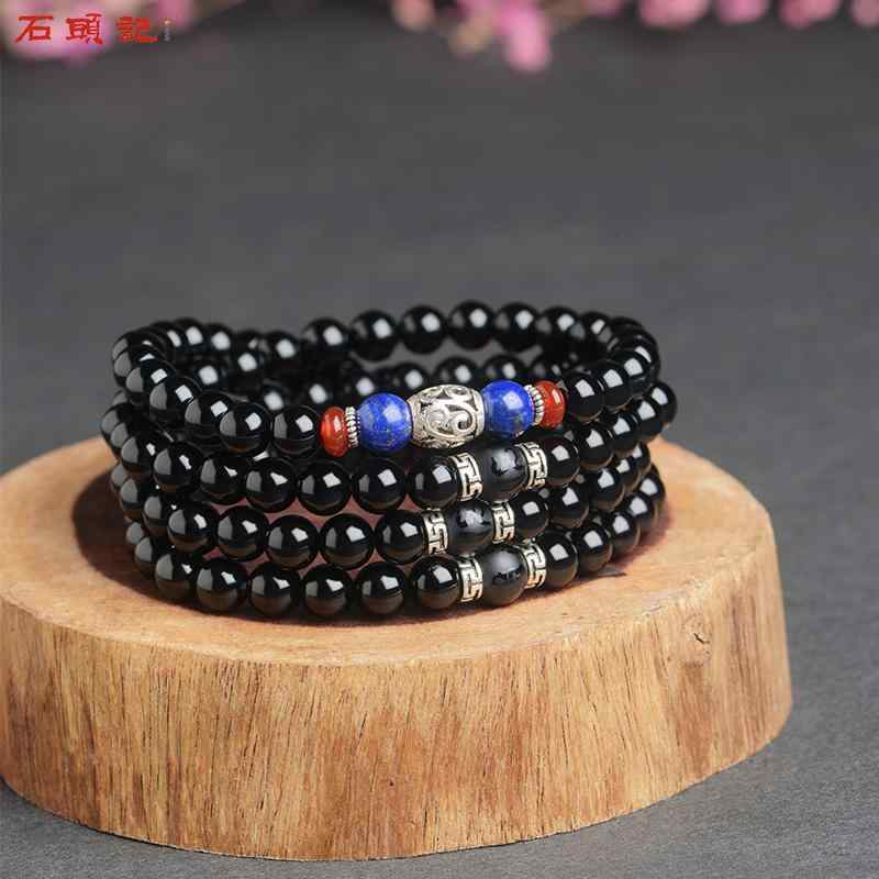 ブレスレット 数珠 ビーズ おしゃれ ファッション アクセサリー プレゼント 多層 ホリデー エレガント スピリチュアル エスニック ユニセックス 仏教 石