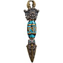 アクセサリー シルバー かっこいい 魔除け お守り ネックレス ヴァジュラ ペンダント 手彫り 彫刻 チベット パーツ レトロ エスニック ヴィンテージライク ...