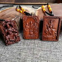 関羽 ペンダント アクセサリー ナツメ 木製 彫刻 ビーズ ロープ付 関公 趙公明 武財神 守護 ネックレス 吊飾り カジュアル レトロ 古風 メンズ レディー...