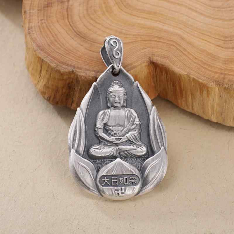ペンダント 仏教 シルバー 開運 阿弥陀仏 大日如来 文殊 普賢 観音菩薩 男女兼用 メンズ レディース アクセサリー ギフト