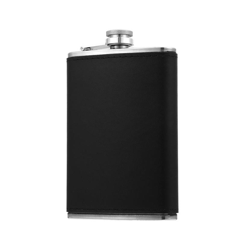 ポケットフラスク 酒器 酒瓶 ウイスキーボトル ワインボトル ポータブル ステンレス 屋外 フラット ミ..