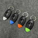 葉巻カッター キーホルダー チャーム 持ち運び用 V字型 葉巻 カット シガー 煙草 軽量 持ち運び 便利 カラー 原色 ブラック プラスチック 鋭い 刃 たばこ 喫煙 ポータブル 小型