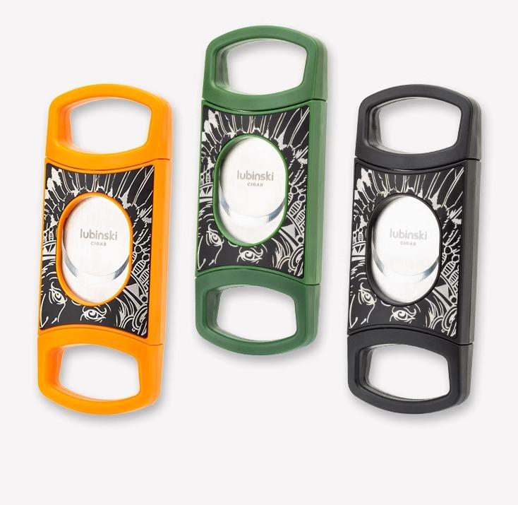 葉巻カッター ドイツ 葉巻 カット 両刃 挟む 切る 切り口 V字型 フラット 刃 カッター シガレットホル..