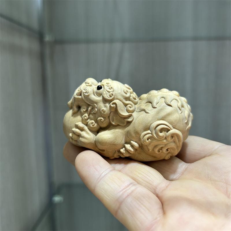 楽天市場】貔貅 木彫りの通販