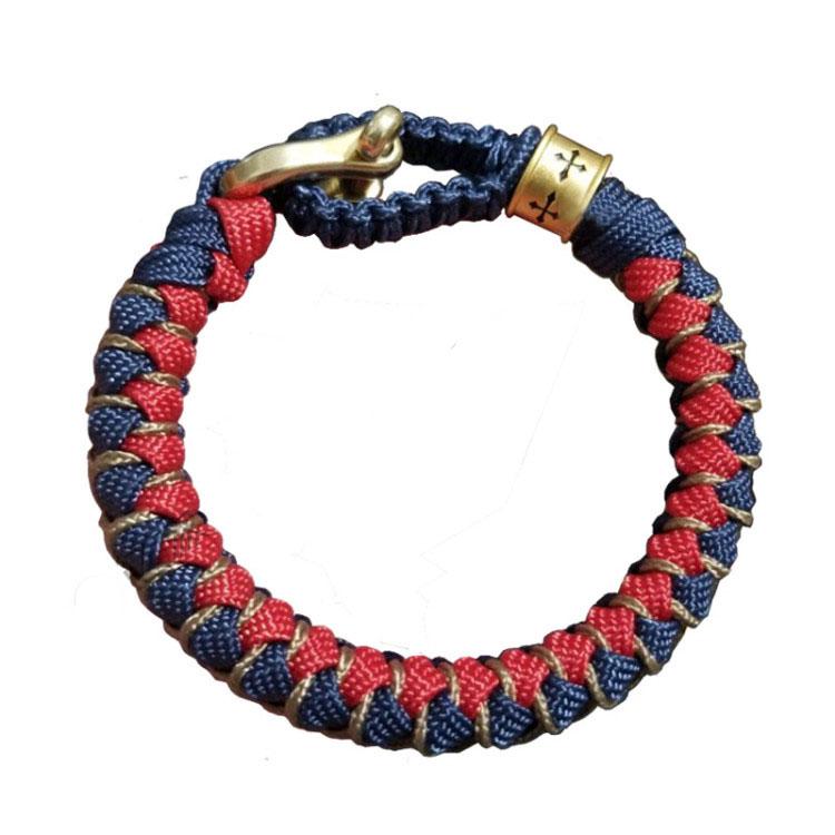 ブレスレット 編み込み 龍モチーフ 織物 カラフル 民族風 ボヘミアン アジアン モダン