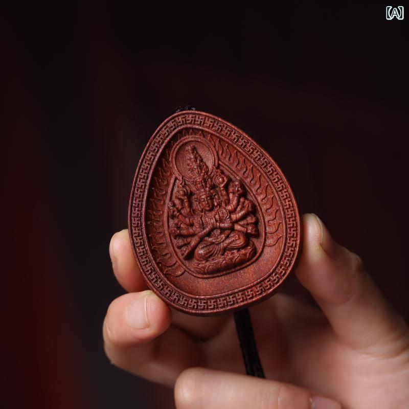 仏教 ネックレス お守り 観音 ペンダント 男女兼用 干支 アクセサリー ギフト アジア風 ハンドメイド スピリチュアル ユニーク ユニセックス