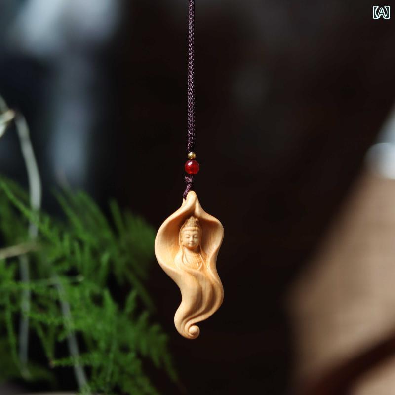 仏教 ネックレス 観音 ペンダント 男女兼用 スピリチュアル ハンドメイド ギフト アクセサリー ユニーク ユニセックス エスニック