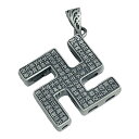 ネックレス 銀 999 シルバー 卍 万字 般若心経 レトロ ペンダント 彫刻 経典 エスニック 男女兼用 文字入り