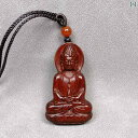 ペンダント 佛 紫檀 大日如来 仏 観音菩薩 携帯用 ミニチュア お守り コンパクト 持ち運び 祈願 男女兼用 瞑想 リラックス 木製 護身 日常使い 趣味 コ...