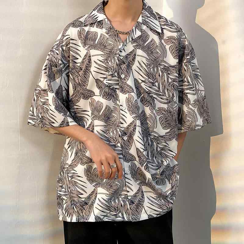 ビッグサイズ アロハシャツ 男性用 シャツ プリントシャツ 大きいサイズ ゆったり 夏 半袖 カジュアル クール おしゃれ トレンディ スタイリッシュ メンズ