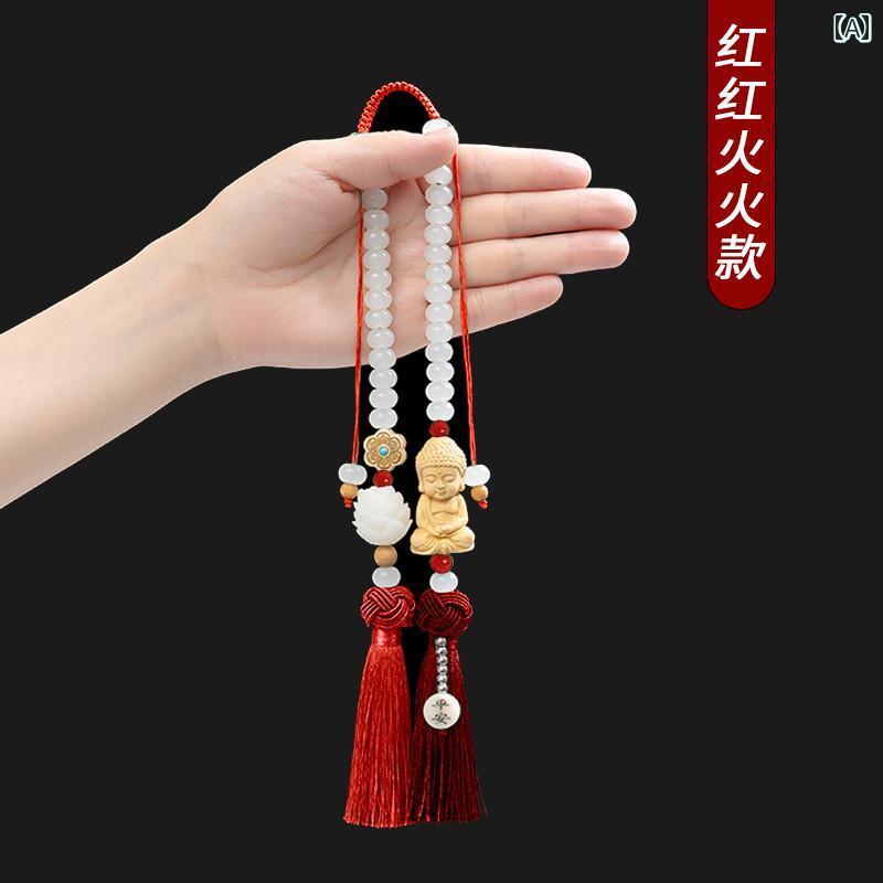 カーアクセサリー ペンダント デコレーション バックミラー エレガント 仏陀 菩提 ...