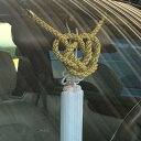 ルームミラー 飾り 車内 装飾品 改造 ペンダント お守り タッセル ラインストーン ロープ 菊 結び 安全運転 バックミラー カーアクセサリー