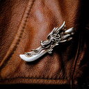 彫刻 シルバー ペンダント 武士 青龍 刀 お守り 個性 カジュアル 男性 ギフト アクセサリー チェーンなし