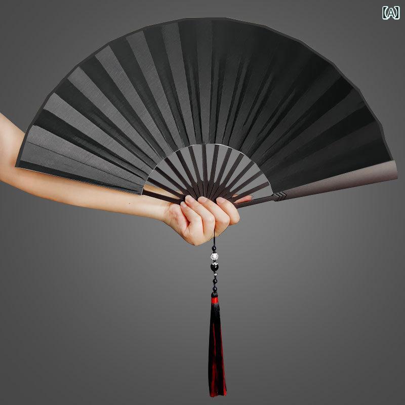 扇子 カンフー 太極拳 扇 上品 ポータブル 携帯用 優雅 伝統 魅力的 持ち運び おしゃれ レトロ 古風 ノ..
