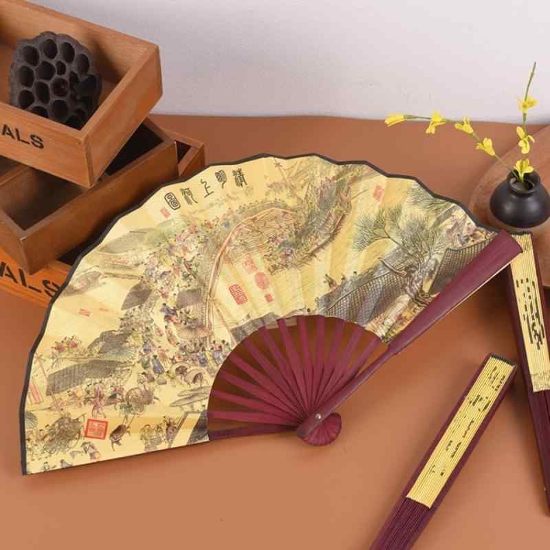 扇子 竹 おしゃれ ファッション 小物 10インチ チャイナ風 ファン レトロ アクセサリー プレゼント 優..